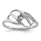 14k White Gold Genuine Family Jewelry Ring - 7 / Genuine