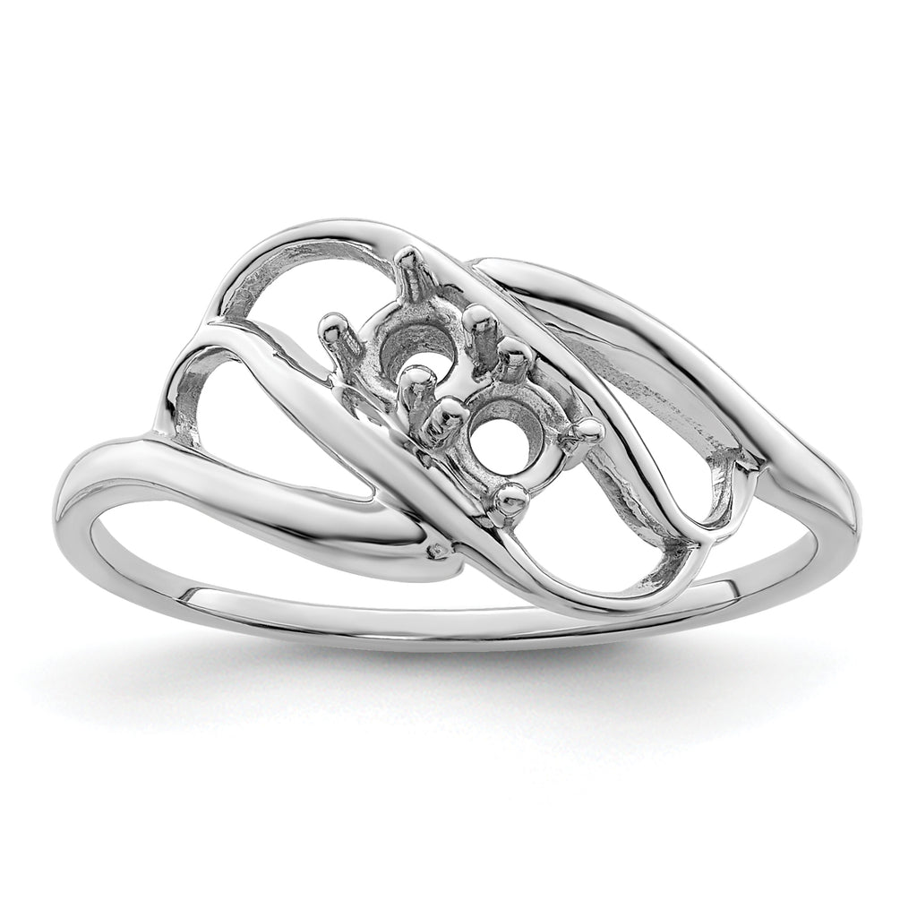 14k White Gold Genuine Family Jewelry Ring - 7 / Genuine
