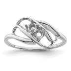 14k White Gold Genuine Family Jewelry Ring - 7 / Genuine