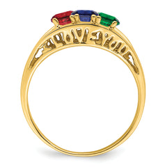 14k Family Jewelry Ring
