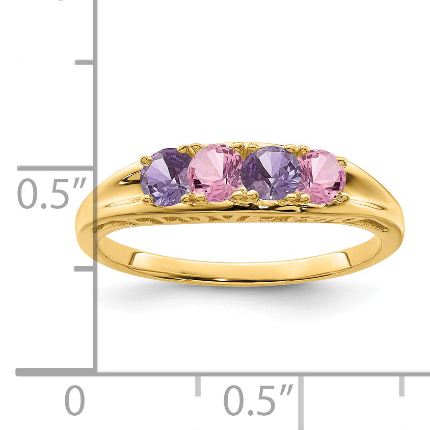 14k Family Jewelry Ring