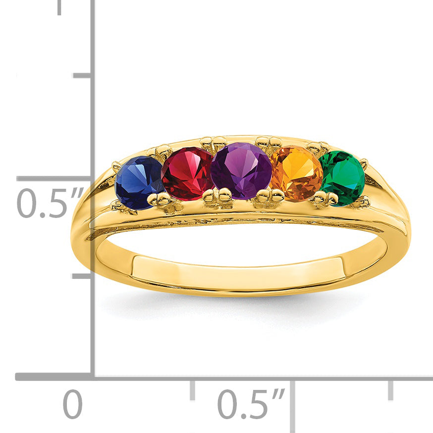 14k Family Jewelry Ring