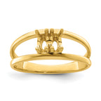 14k Genuine 2 Stone Mother's Ring - 7 / Genuine