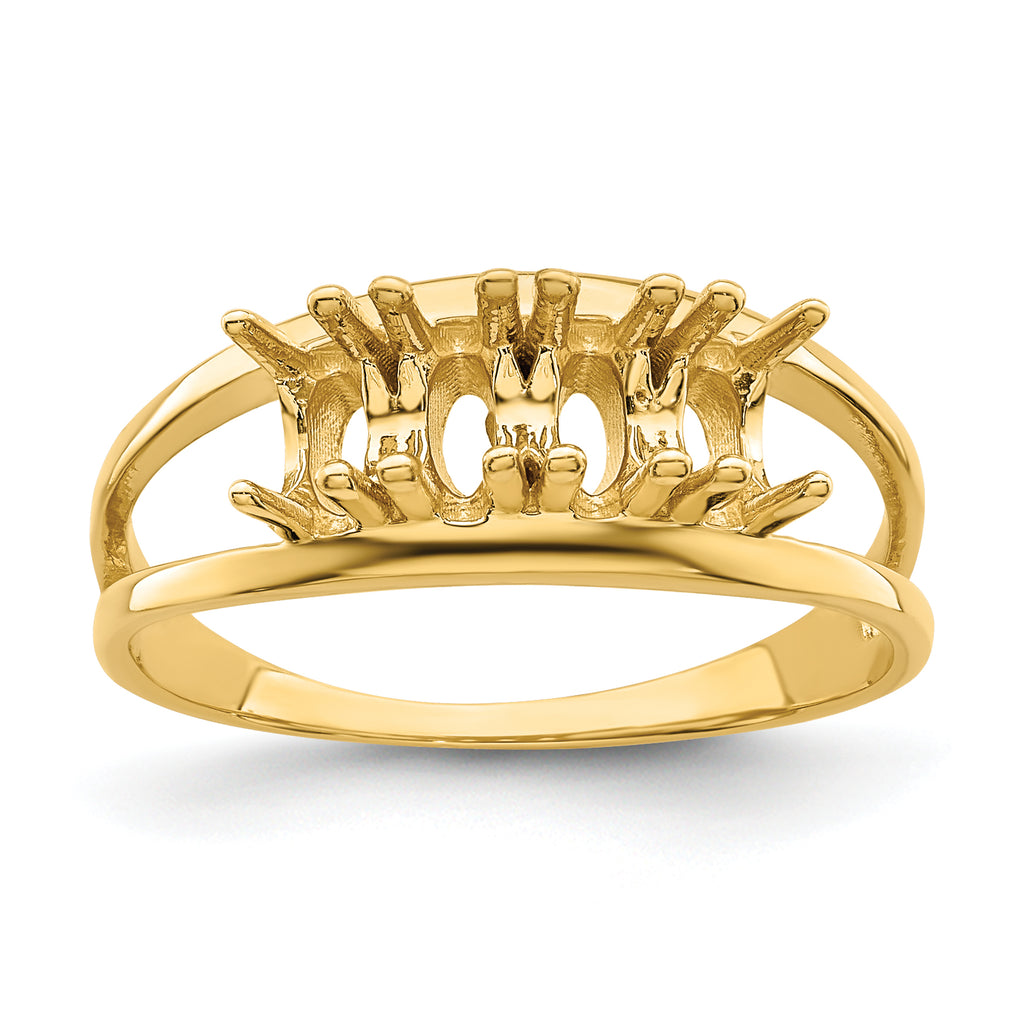 14k Genuine 4 Stone Mother's Ring - 7 / Genuine