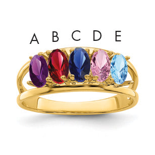 14k Family Jewelry Ring