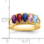 14k Family Jewelry Ring - 7 / Genuine