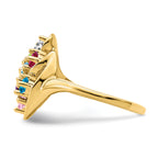 14k Family Jewelry Ring - 7 / Genuine