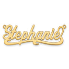 14KY Polished Name Plate