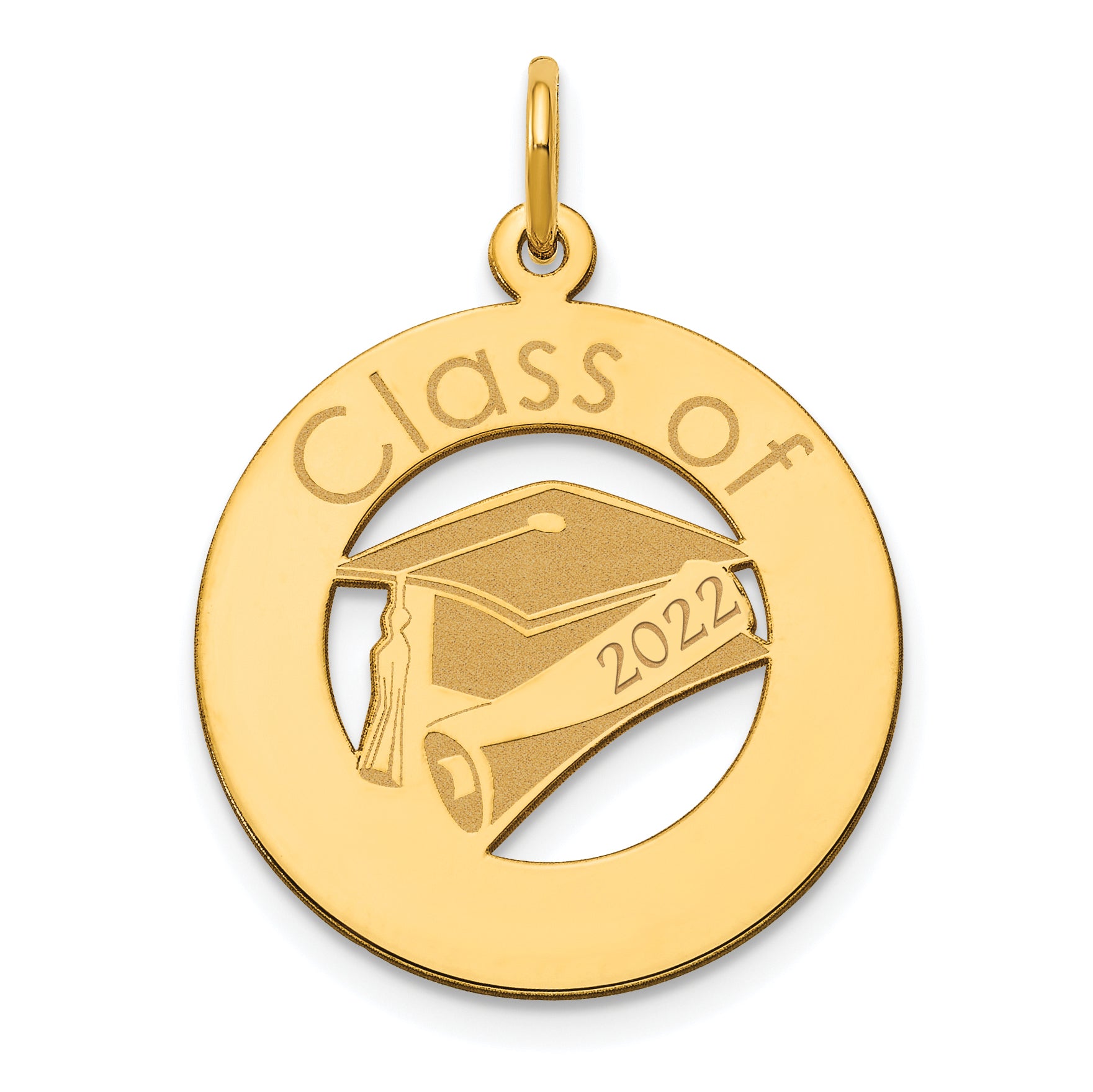 14k Personalized Graduation Charm Main image