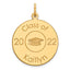 14k Personalized Graduation Charm