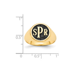 GP Monogram Signet Ring