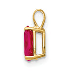 14K Ruby pendant