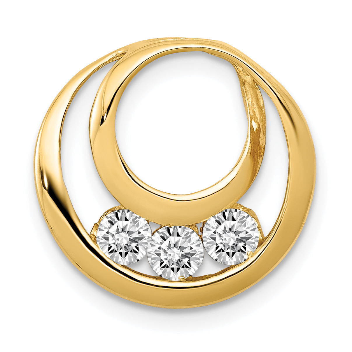 14K A Diamond pendant