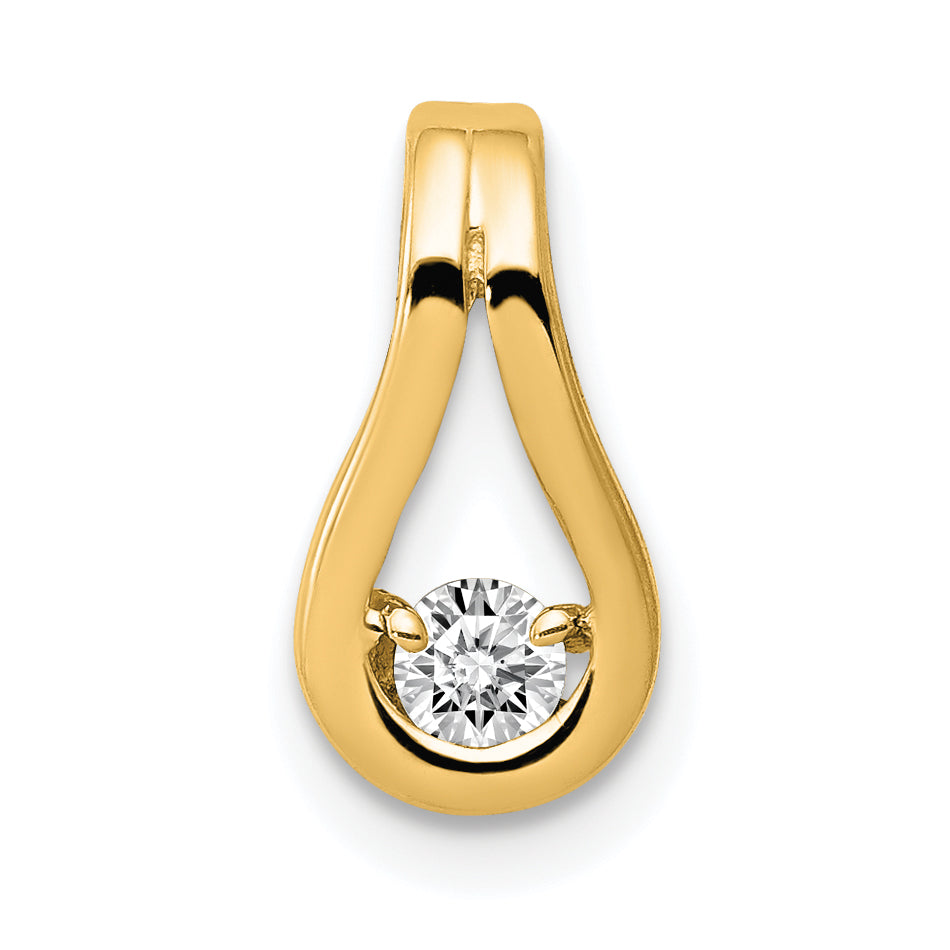 14K VS Diamond pendant Main image