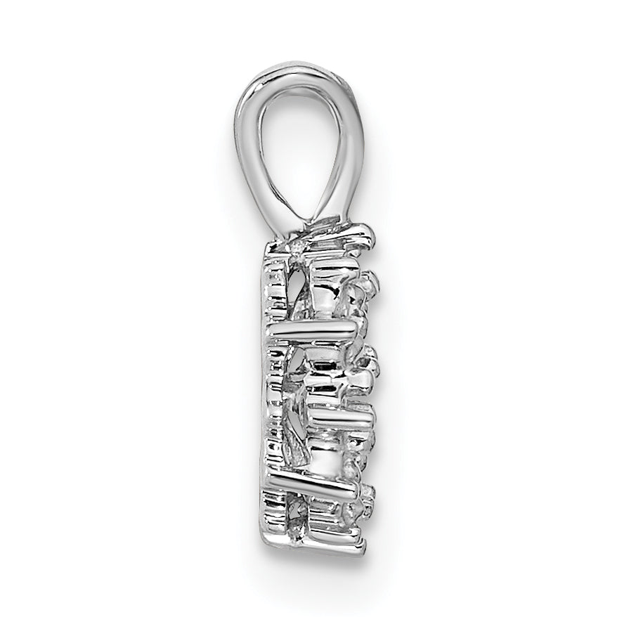 14k White Gold Pearl Pendant Mounting
