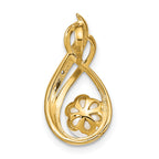 14K 6-7mm White Round FW Cultured Pearl and Diamond Pendant