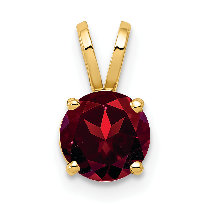 14k Garnet pendant Main image
