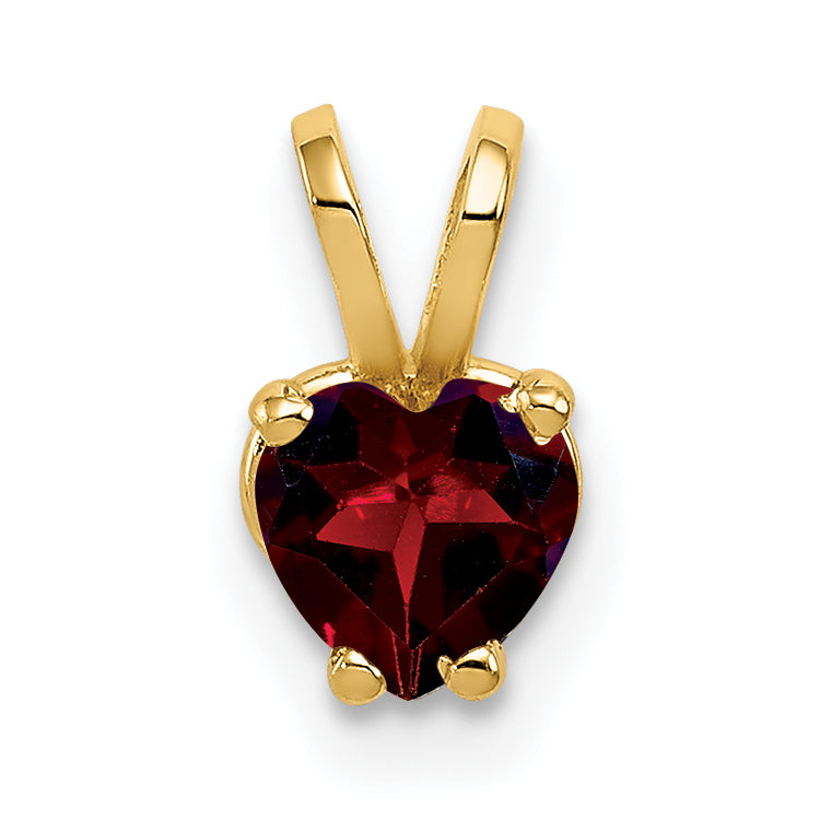 14k Garnet pendant Main image