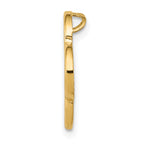 14K Small Quatrefoil Design Chain Slide