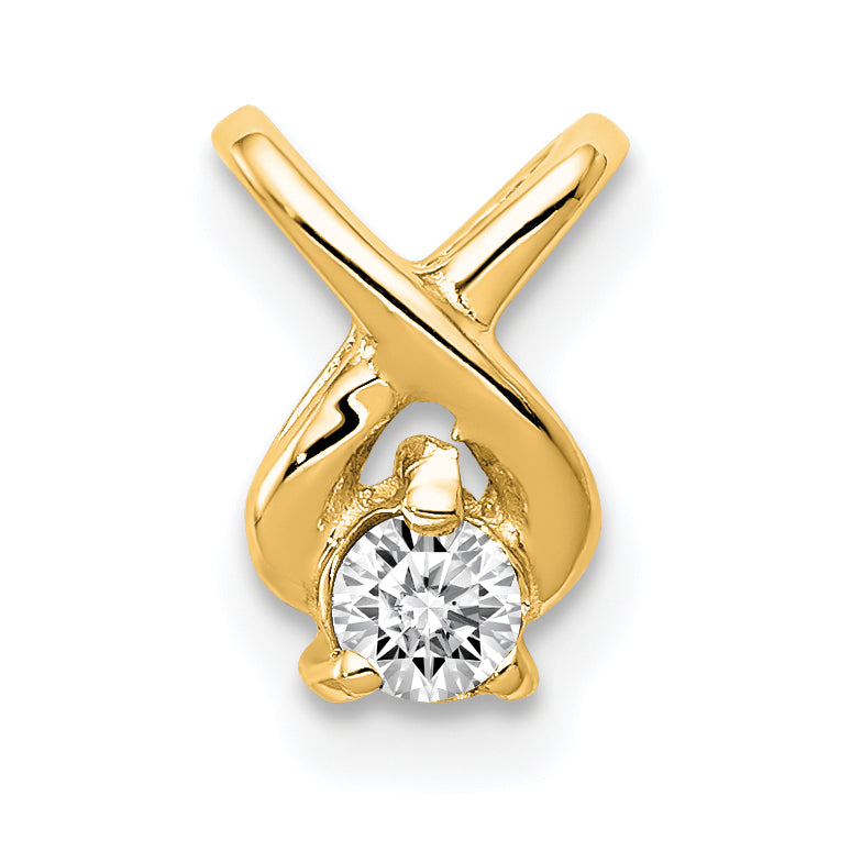 14K VS Diamond chain slide Main image