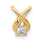 14k 2.9mm VS Diamond Chain Slide