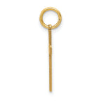 14K Laser Designed Cross Charm