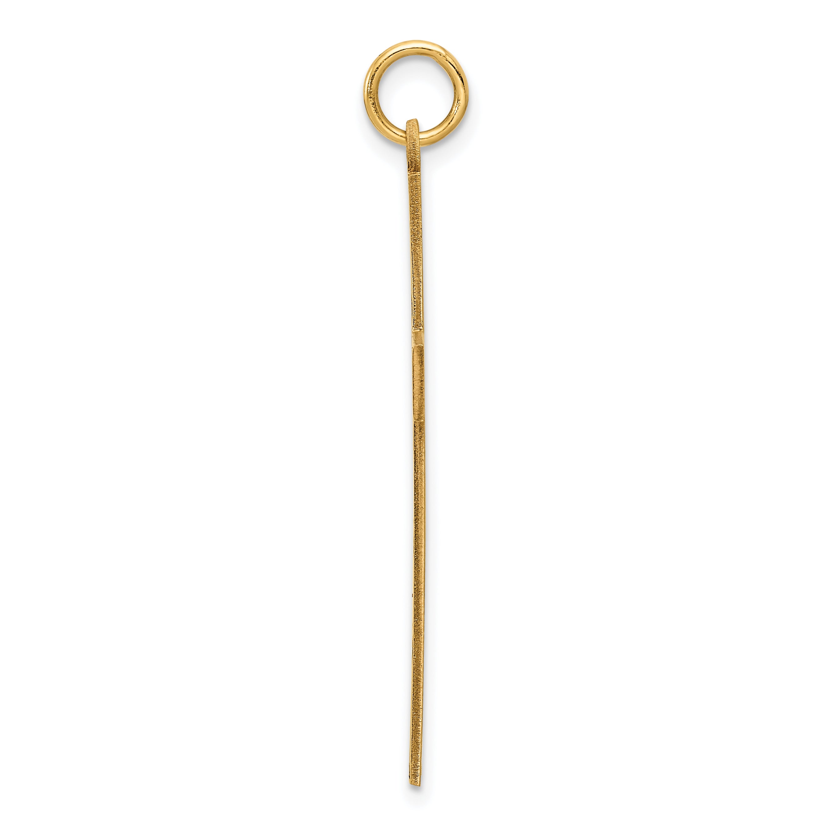 14K Laser Designed Cross Pendant Secondary image