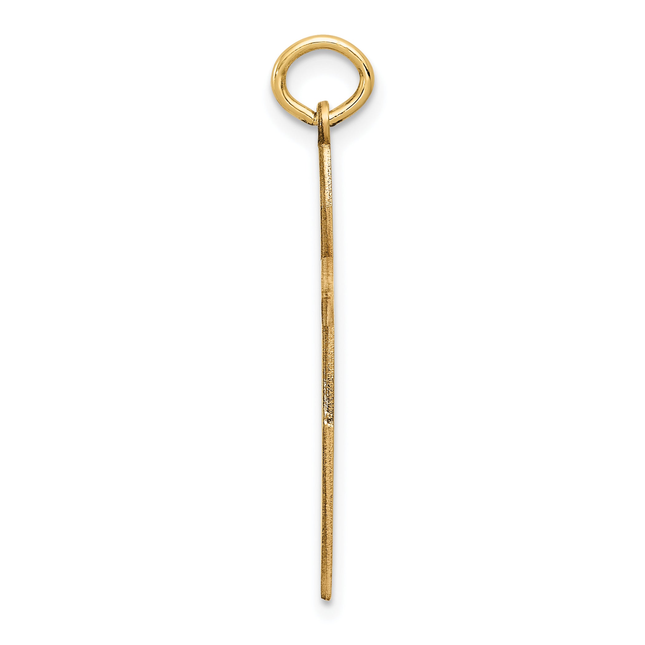 14K Laser Designed Passion Cross Pendant Secondary image