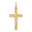 14K Laser Designed Cross Charm
