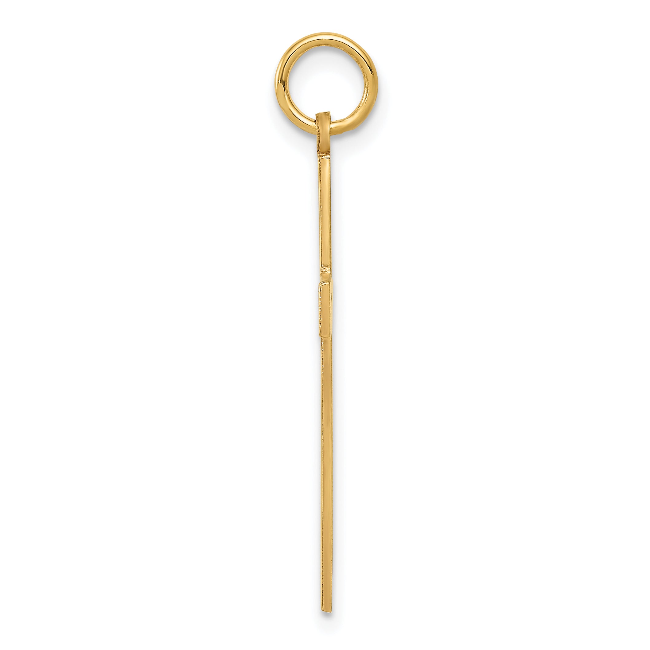 14K Laser Designed Cross Pendant Secondary image