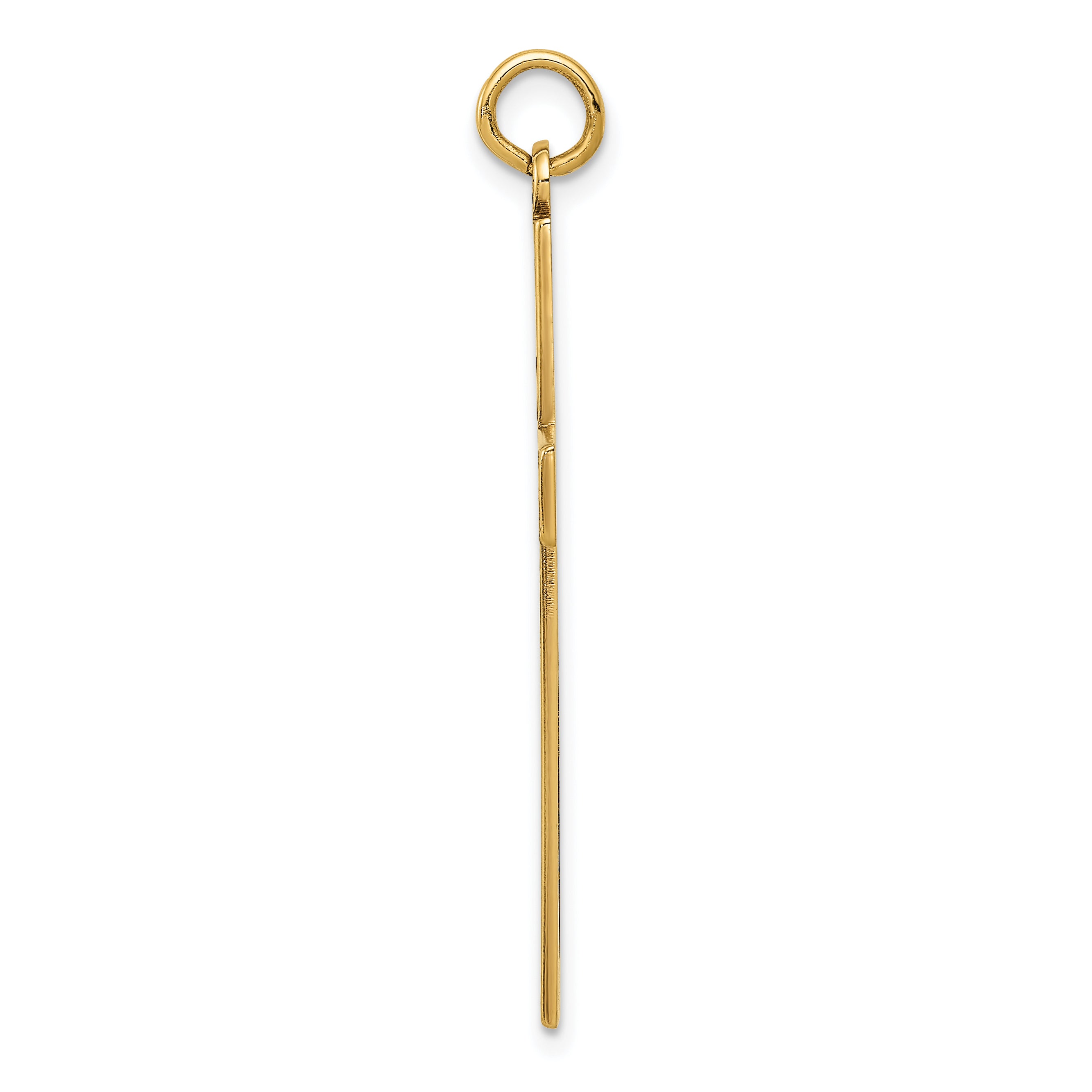 14K Laser Designed Cross Pendant Secondary image