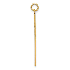 14K Laser Designed Cross Pendant