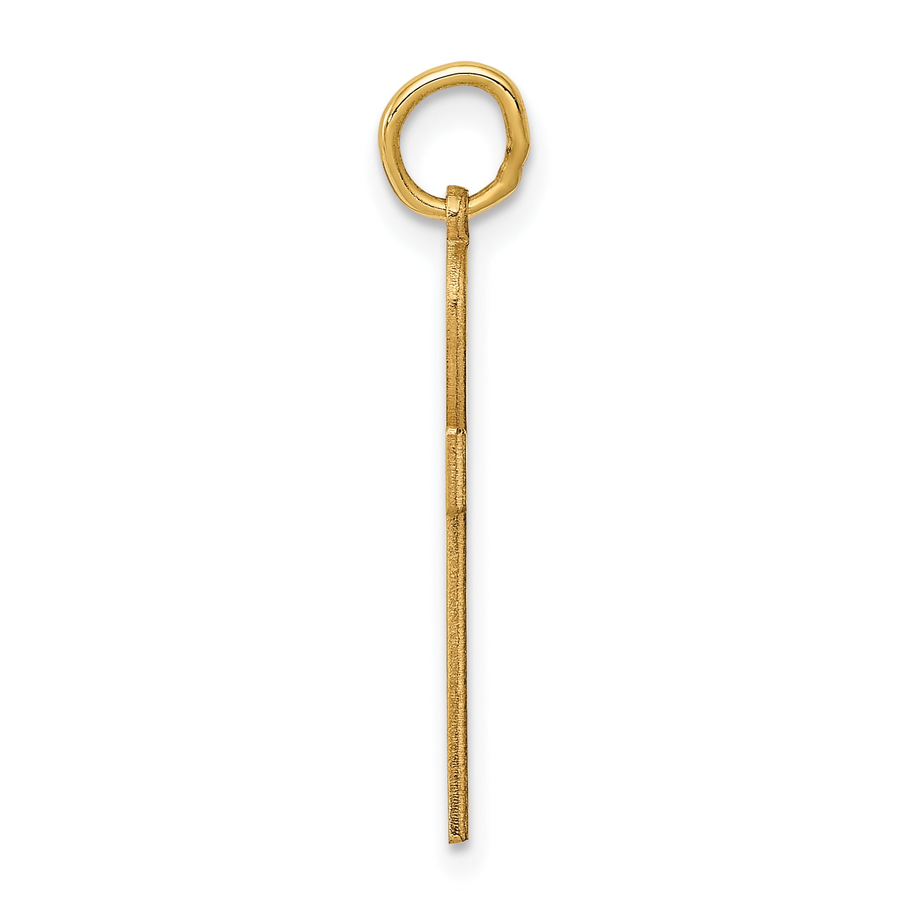 14K Laser Designed Ankh Cross Charm Secondary image