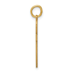 14K Laser Designed Ankh Cross Charm