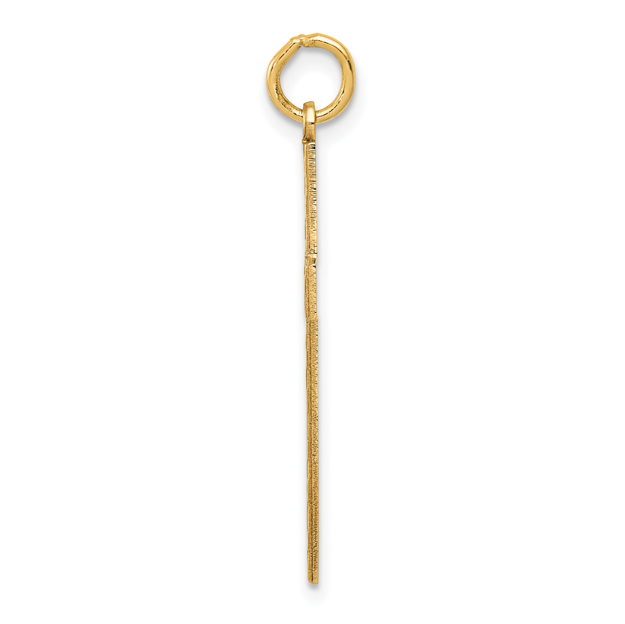 14K Laser Designed Cross Pendant