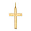 14K Laser Designed Cross Charm
