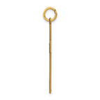 14K Laser Designed Ichthus Cross Pendant