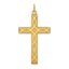 14K Laser Designed Cross Pendant