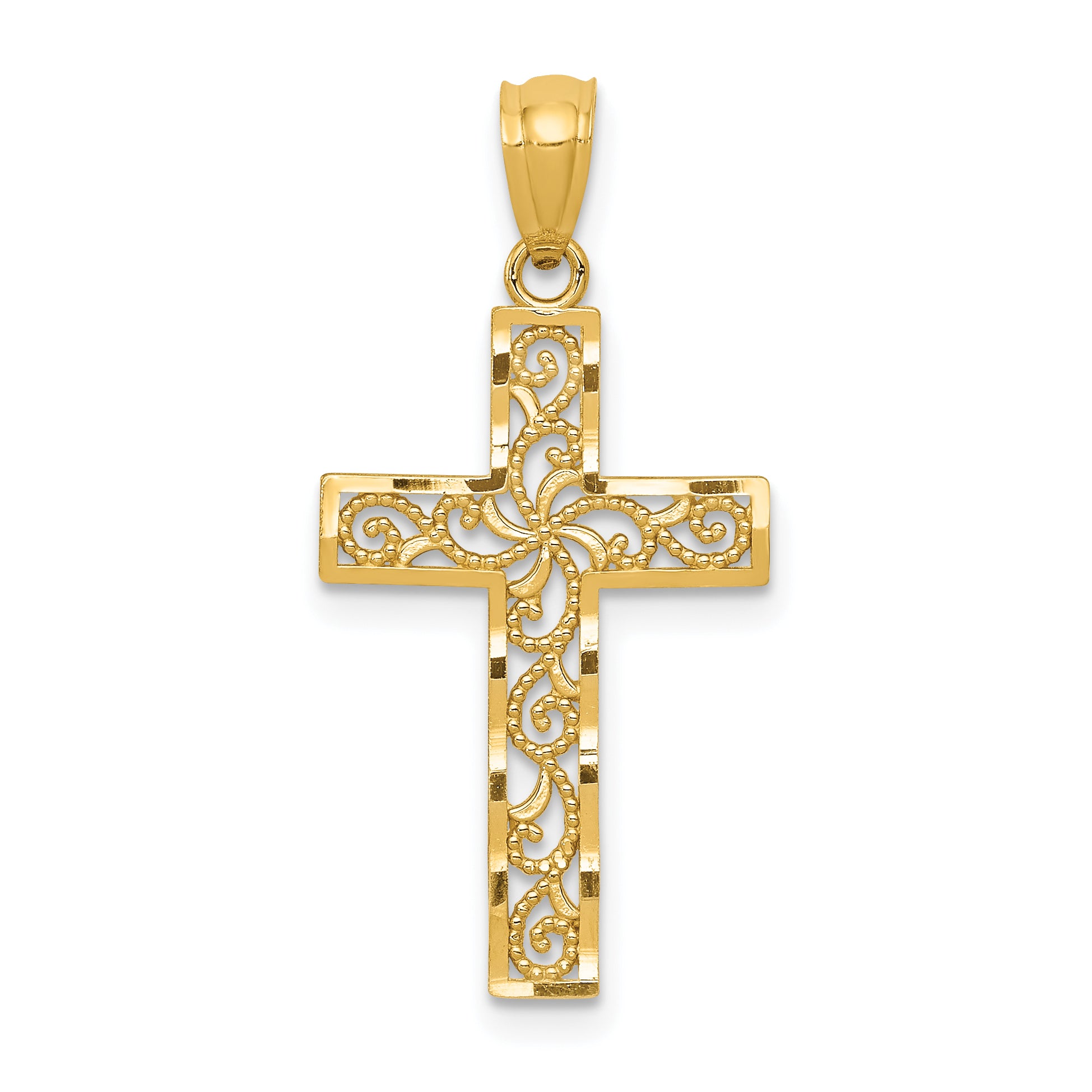 14k Cross Pendant Main image