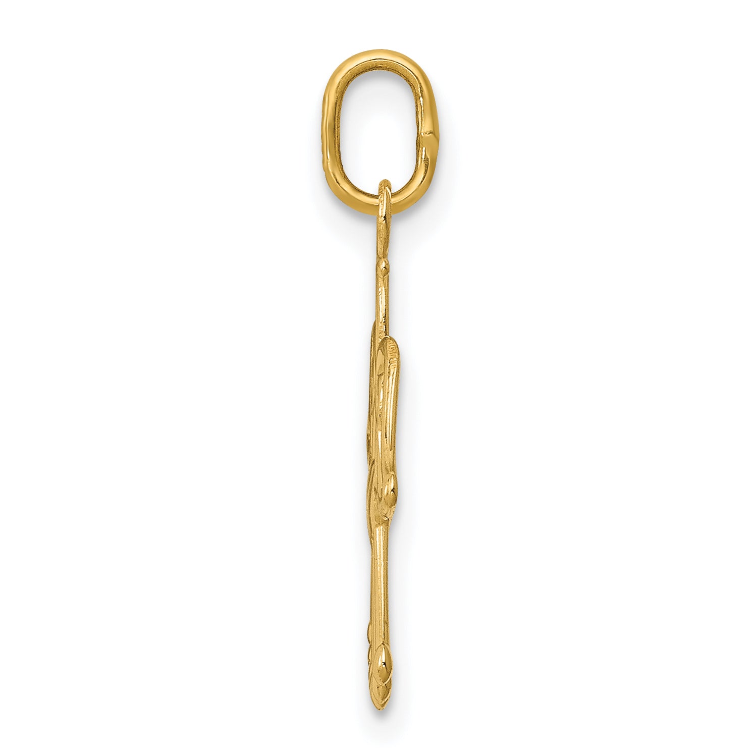 14K Angel Charm Secondary image