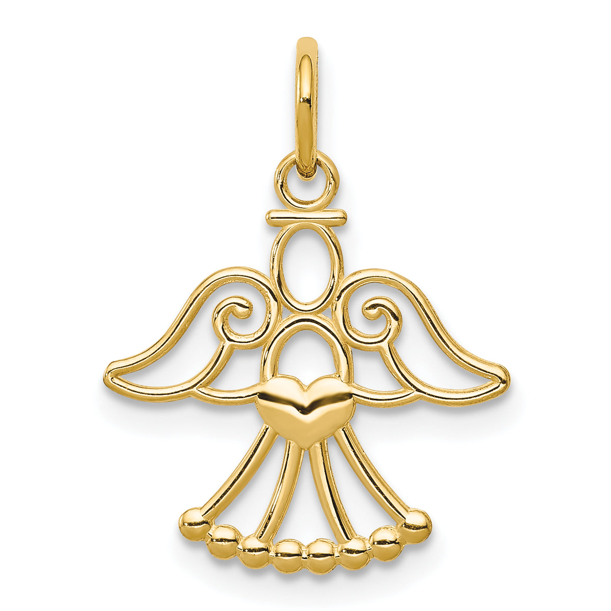 14k Angel Charm