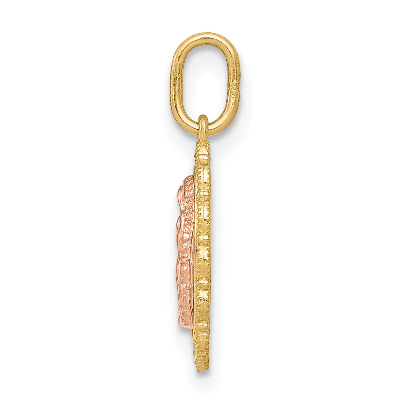 14K Two-tone Guadalupe Pendant Secondary image