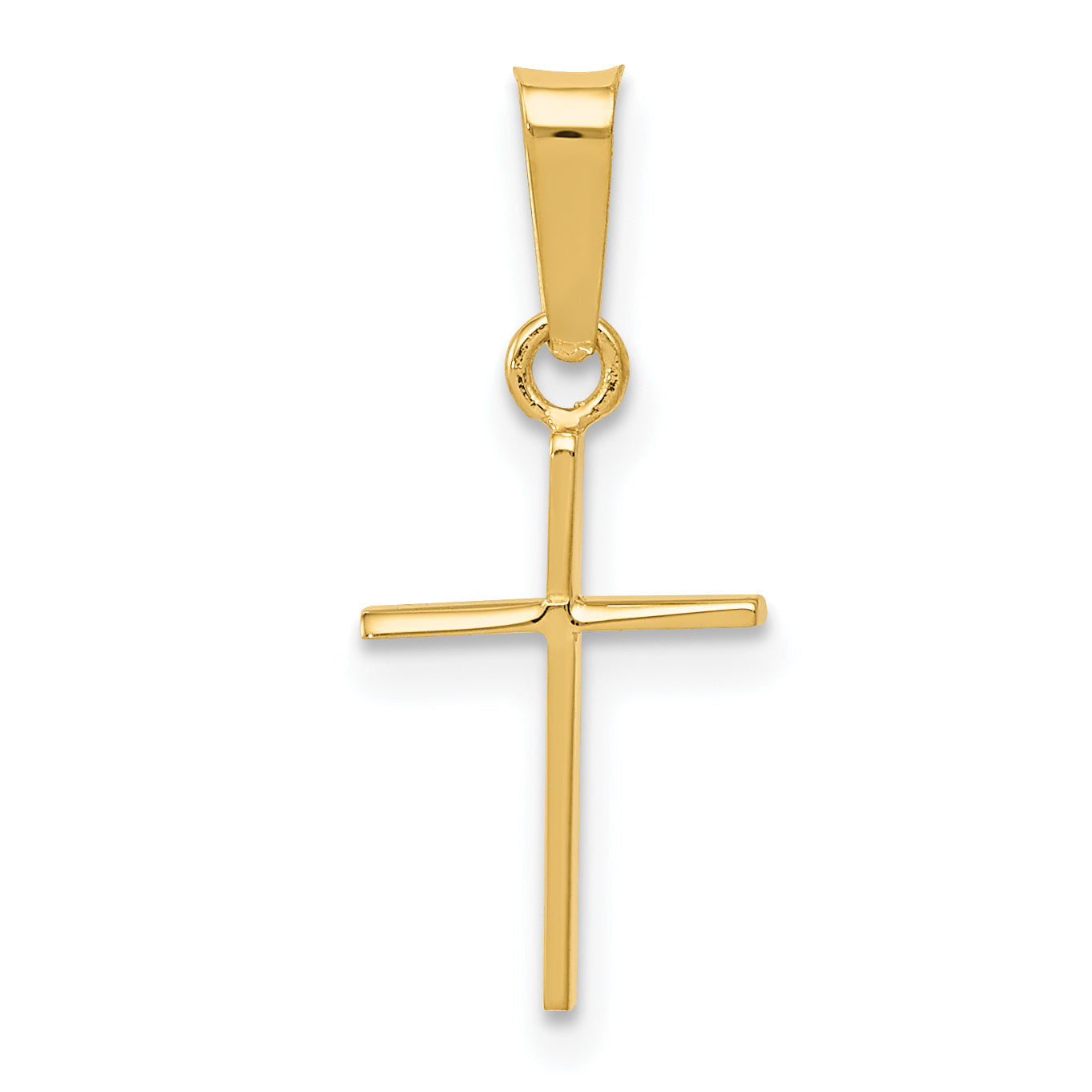 14k Polished Cross Pendant Main image