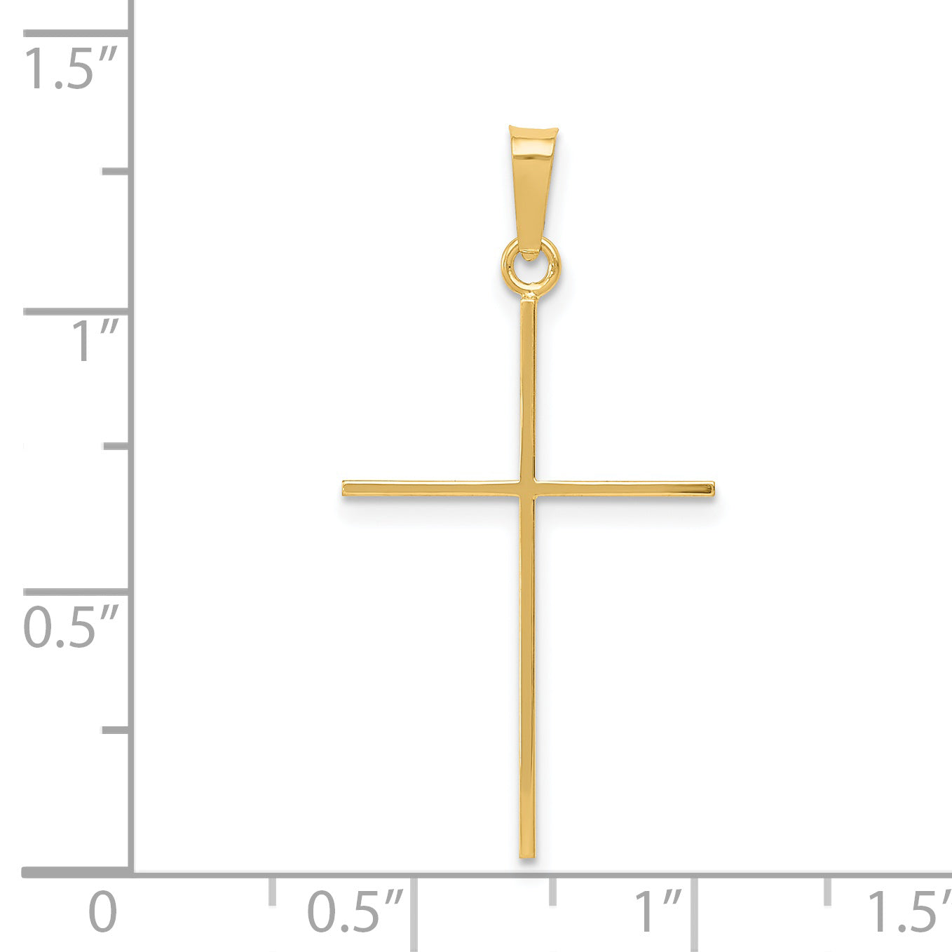 14K Cross Pendant