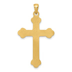 14K Budded Cross Pendant