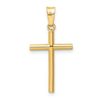 14K Polished Cross Pendant