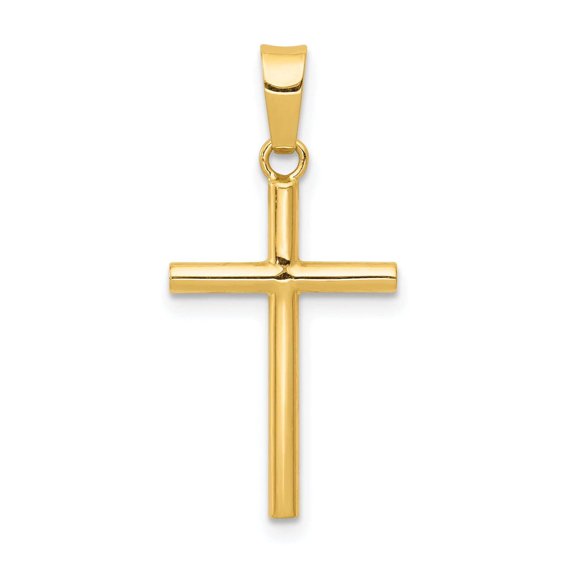 14k Polished Cross Pendant Main image