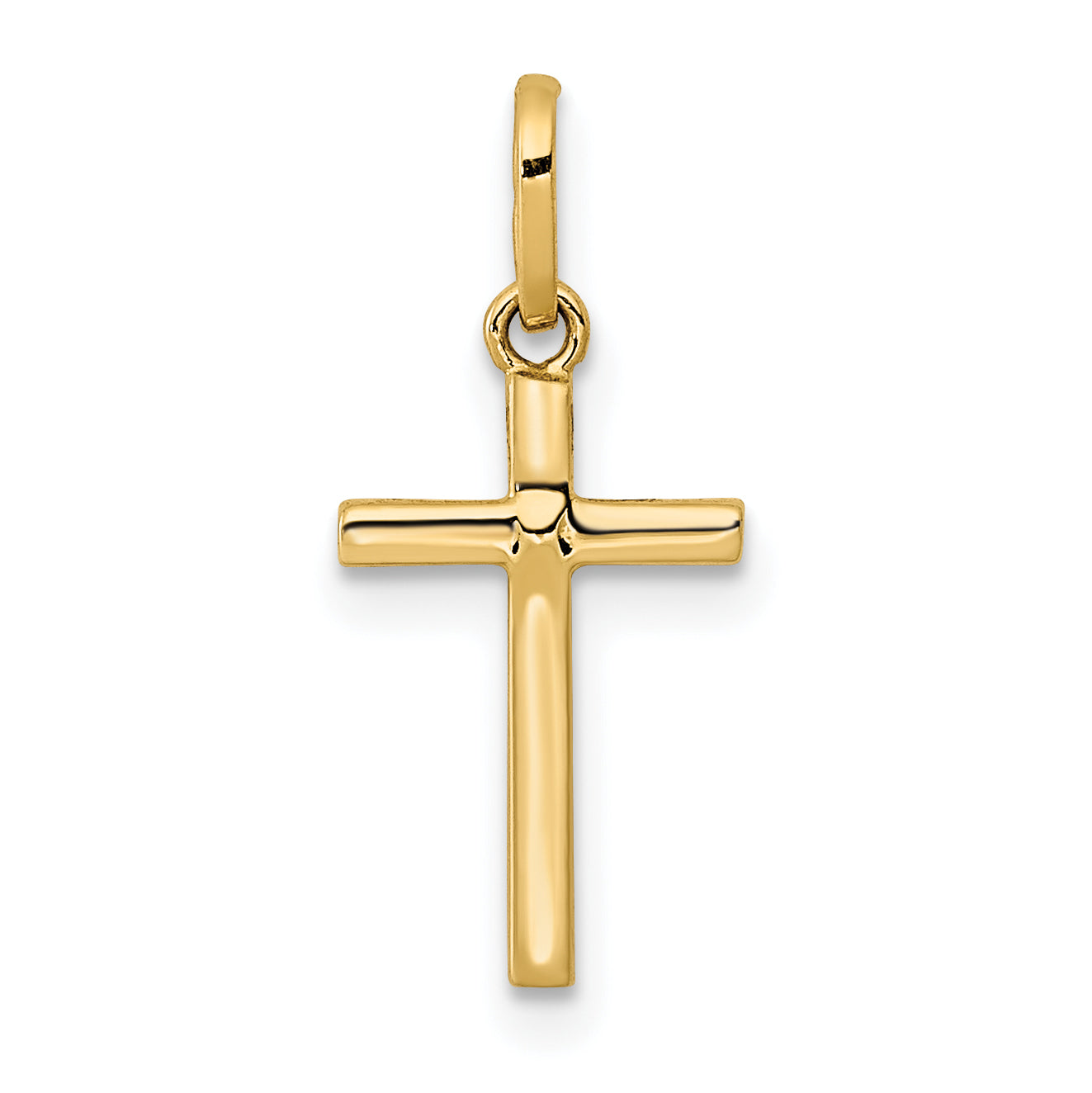 14k Polished Cross Pendant Main image