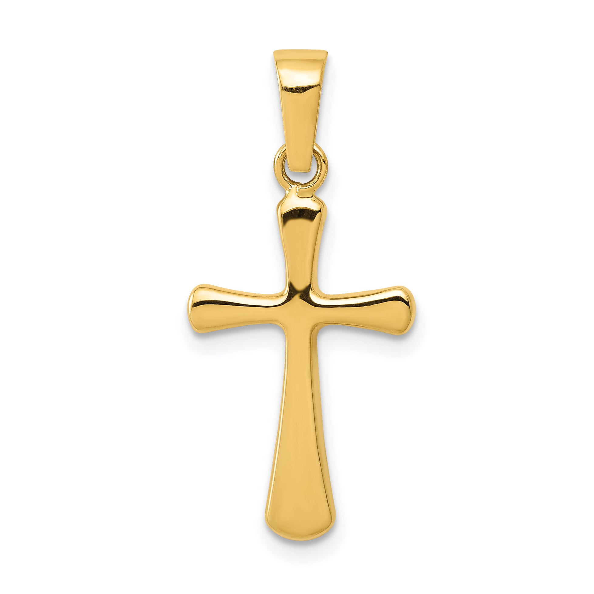 14k Polished Cross Pendant Main image