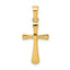 14k Polished Cross Pendant